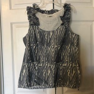 Blue/White Striped Blouse